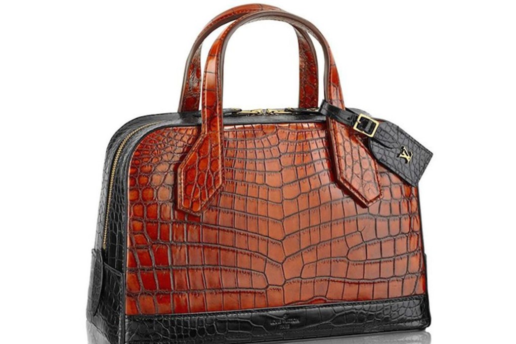 A Crocodile Lady Bag from Louis Vuitton, part of LVMH. Philippine entrepreneur William Belo supplies up to 3,000 crocodile skins a year to the luxury conglomerate. Photo: LVMH
