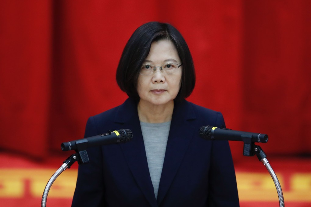 Taiwan President Tsai Ing-wen, who is from the separatist ruling Democratic Progressive Party, is seeking a second four-year term, will face Taiwan's China-friendly opposition party Kuomintang (KMT)-picked Kaohsiung city Mayor Han Kuo-yu in the 2020 presidential election. Photo: EPA-EFE