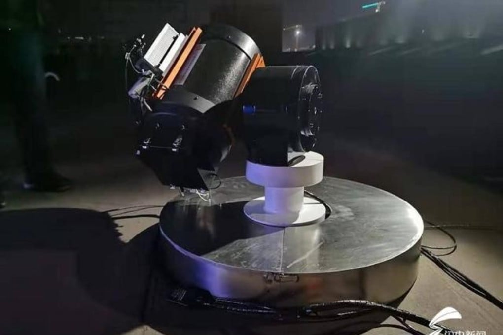 The mobile quantum satellite ground station fits inside a family car. Photo: Shandong Television