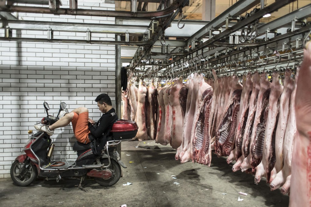 China’s consumer price inflation (CPI) rose to a near eight-year high of 4.5 per cent in November, as pork prices doubled due to an outbreak of African swine fever. Photo: Bloomberg