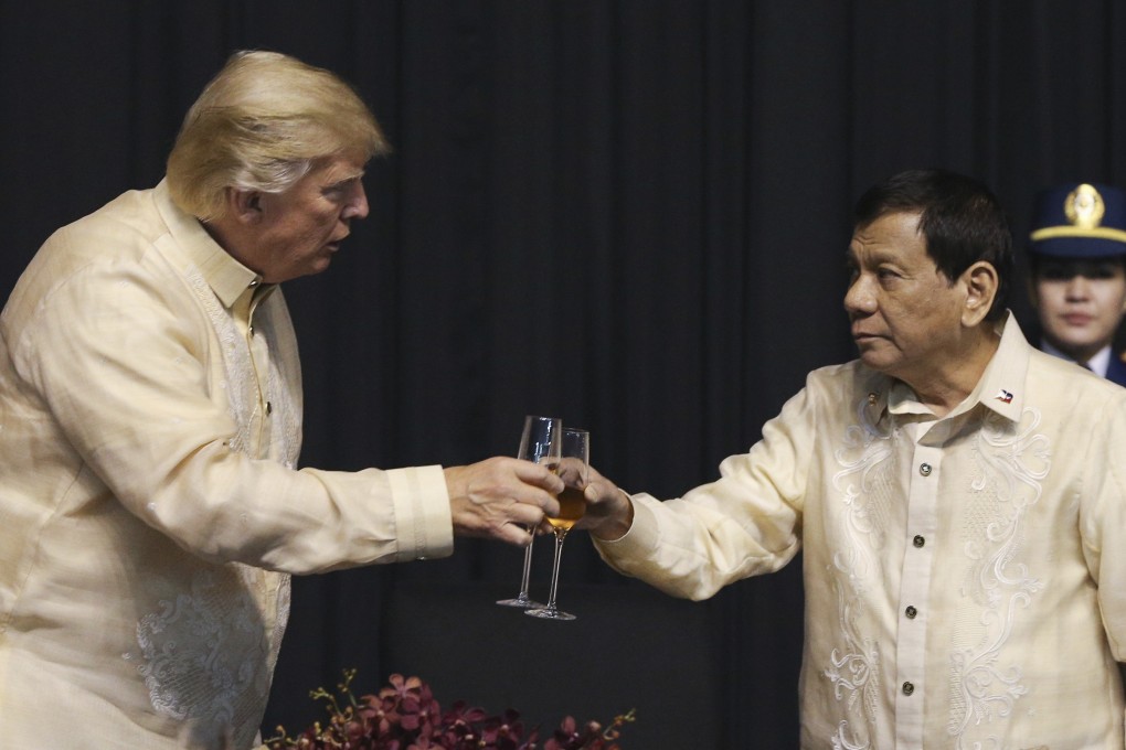 Philippine President Rodrigo Duterte welcomed the arrival of fellow right-wing populist Donald Trump in the White House. Photo: AP