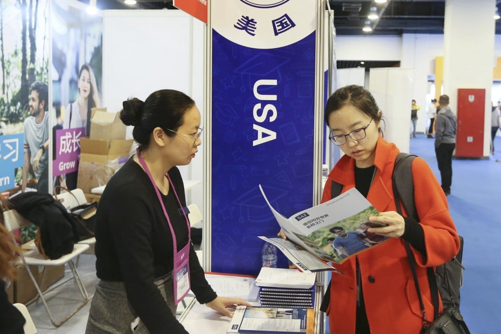 Chinese students are continuing to apply for university places in the US. Photo: Handout