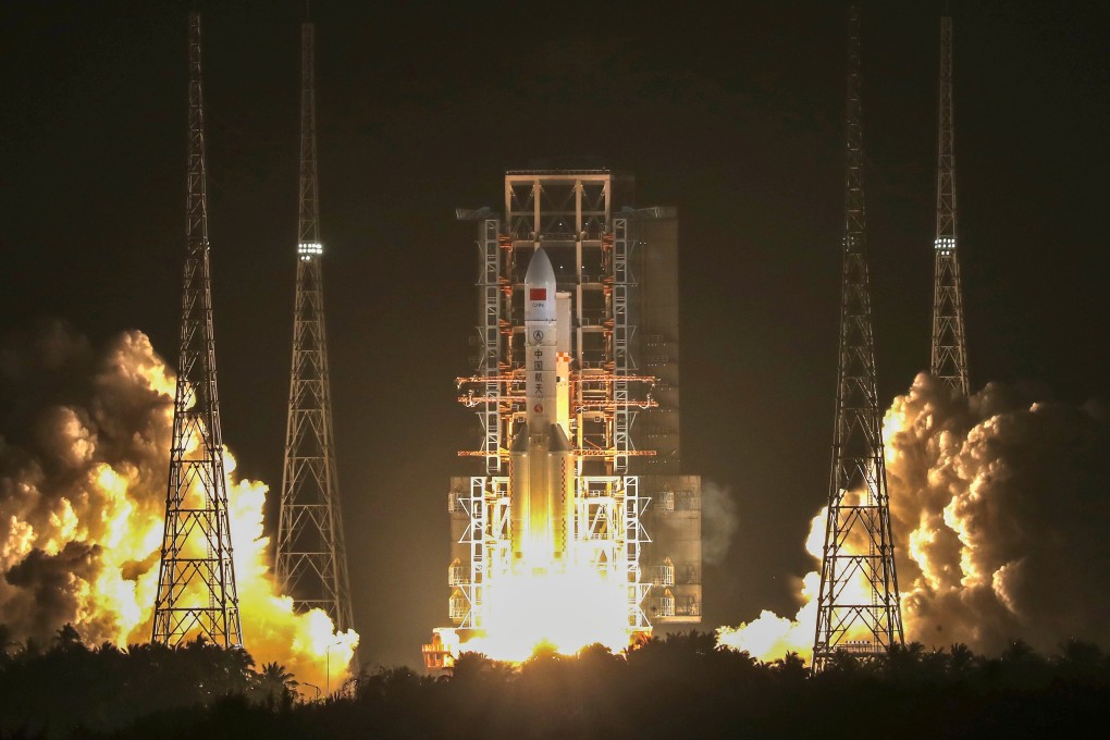 Long March 5 is the biggest and most powerful Chinese rocket ever developed, the one launched last Friday able to heft payloads of up to 25 tonnes into low-Earth orbit. Photo: Reuters