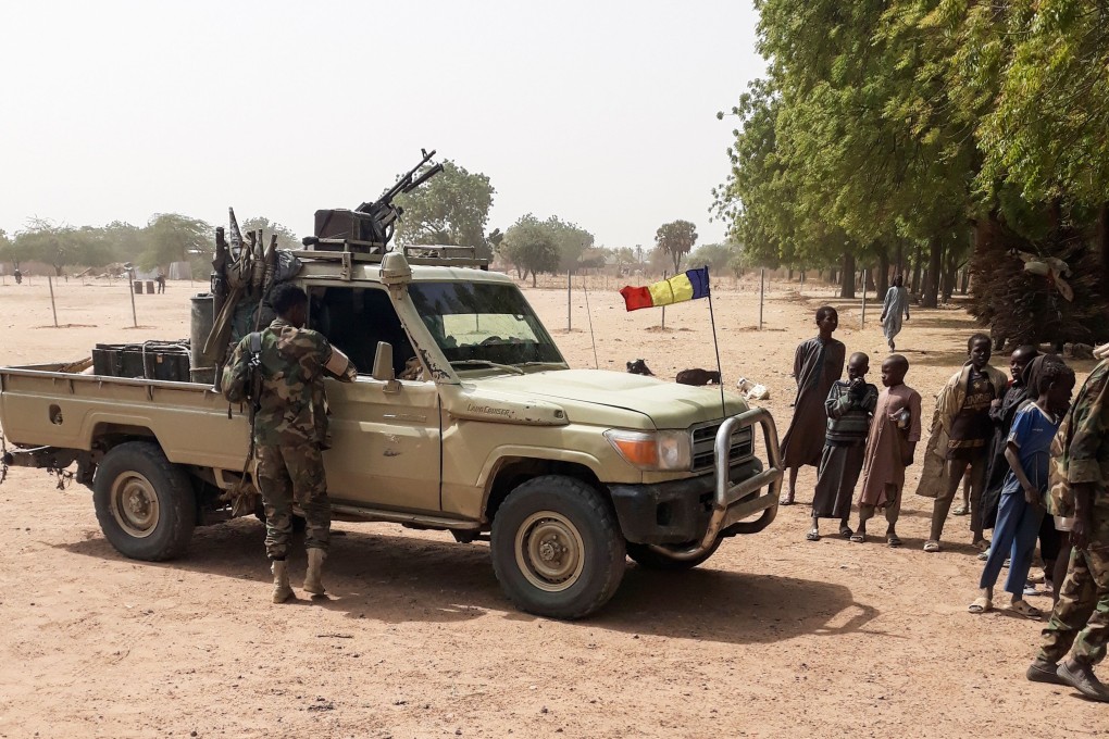 Soldiers of the Chad Army upon their return after a months-long mission fighting Boko Haram in neighbouring Nigeria. Photo: AFP