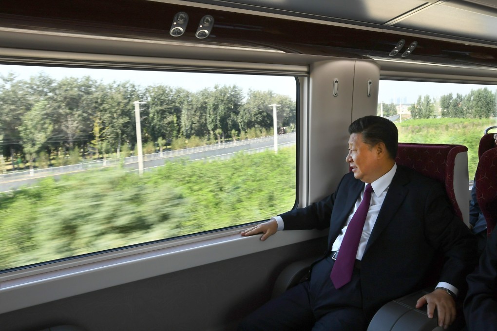 Xi was reported to have eaten meals on the train during a lengthy tour of Gansu province. Photo: Xinhua