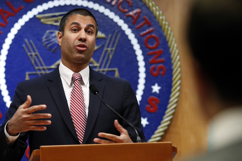 The Federal Communications Commission, headed by Chairman Ajit Pai, aims to strip Chinese equipment from American rural wireless networks. Photo: AP