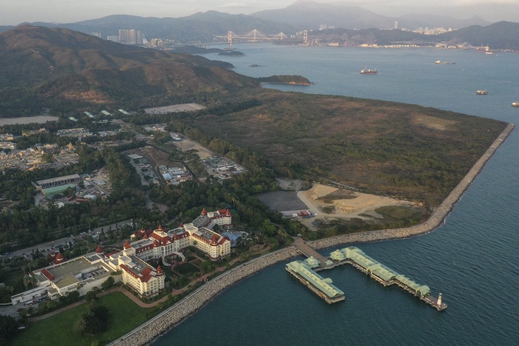 The 60-hectare site is to the east of the theme park. Photo: May Tse