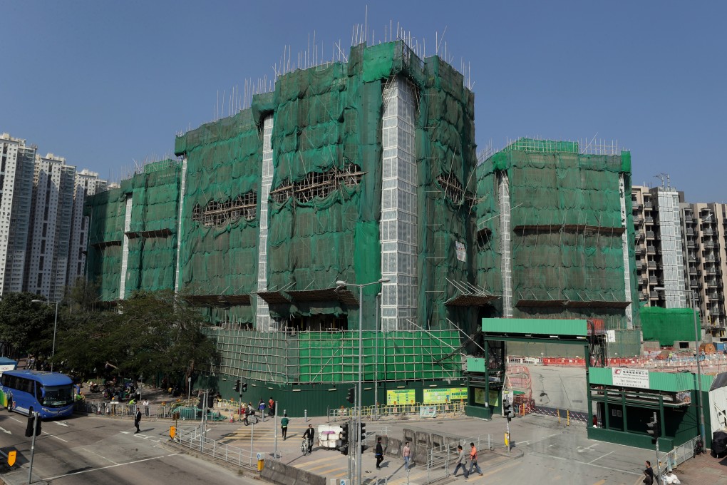 Construction in progress at Sun Hung Kai’s Wetland Seasons Park in Tin Shui Wai. Photo: Edmond So