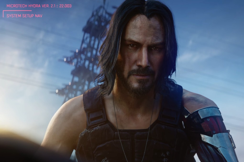 Keanu Reeves plays Johnny Silverhand in video game Cyberpunk 2077, due for release on April 16 on PS4, Xbox One, PC and Google Stadia. Image: CD Projekt Red