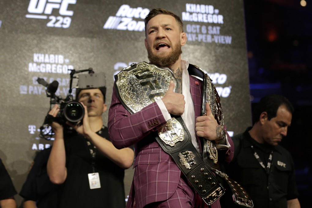 Conor McGregor returns to the UFC Octagon next weekend, having not fought since October 2018. Photo: AP