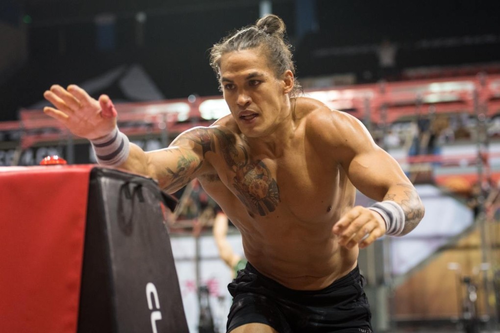 Ant Haynes at last year’s Asia CrossFit Championship, where he came third. Photo: Shaun Cleary