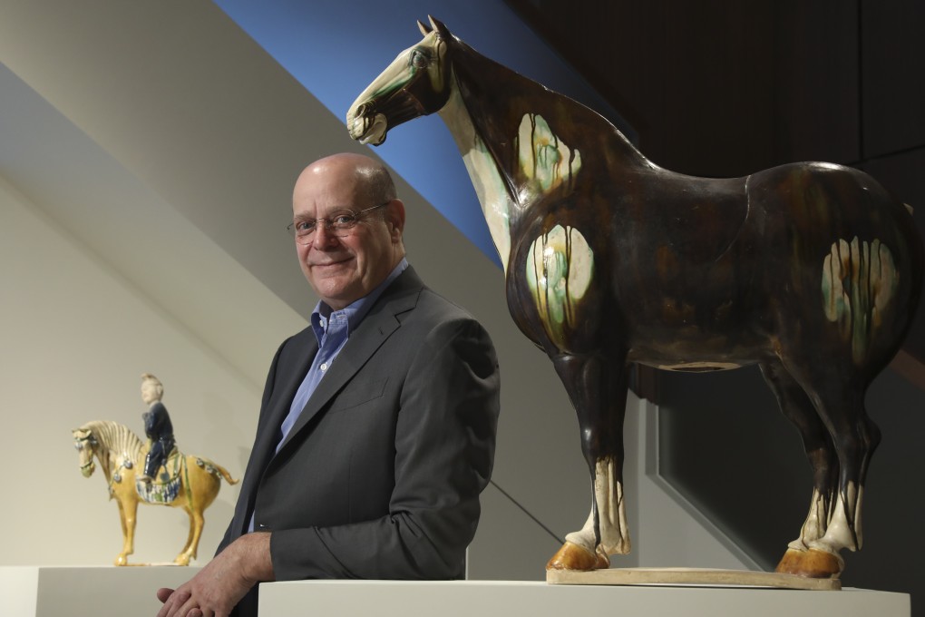 Christian Deydier in his Hollywood Road gallery, in Hong Kong. Photo: Nora Tam