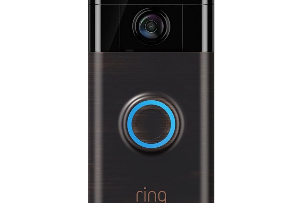 Amazon’s camera-equipped Ring doorbell, on show at CES in Las Vegas, is at the lower end of the surveillance technology curve. Homeowners can install night-vision floodlight cameras with sirens, or a camera-equipped drone to buzz visitors. Photo: Ring/Amazon/TNS