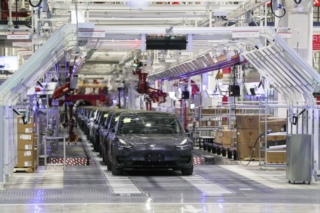 Tesla’s Shanghai factory delivered its first cars to customers this week. Photo: AP