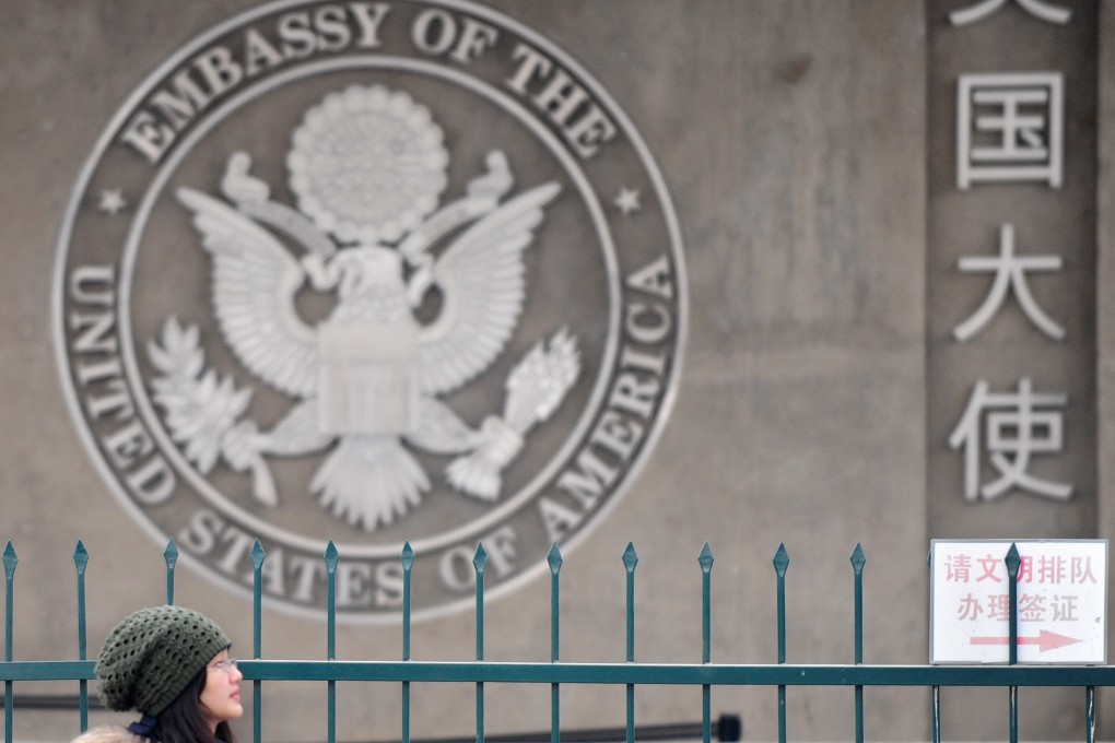 The US embassy in Beijing has been bombarded with anti-America messages on social media. Photo: AFP