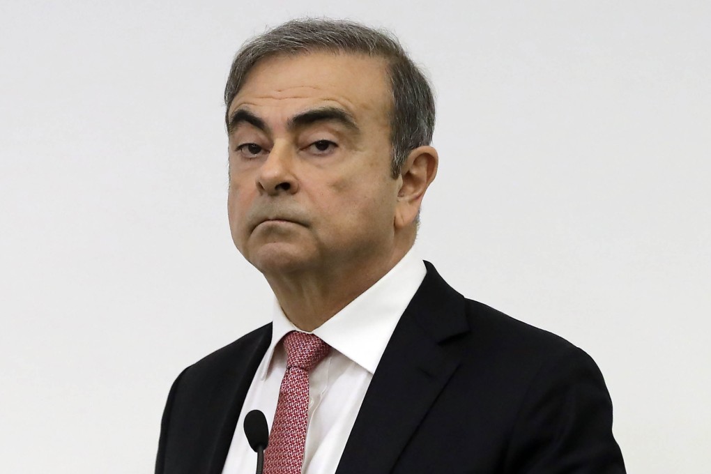 Former Nissan boss Carlos Ghosn holds a press conference in Beirut on January 8, 2020. Photo: AFP