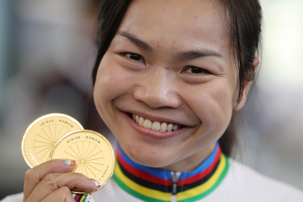 Star cyclist Sarah Lee will be chasing gold medals and cash rewards in Tokyo. Photo: Winson Wong
