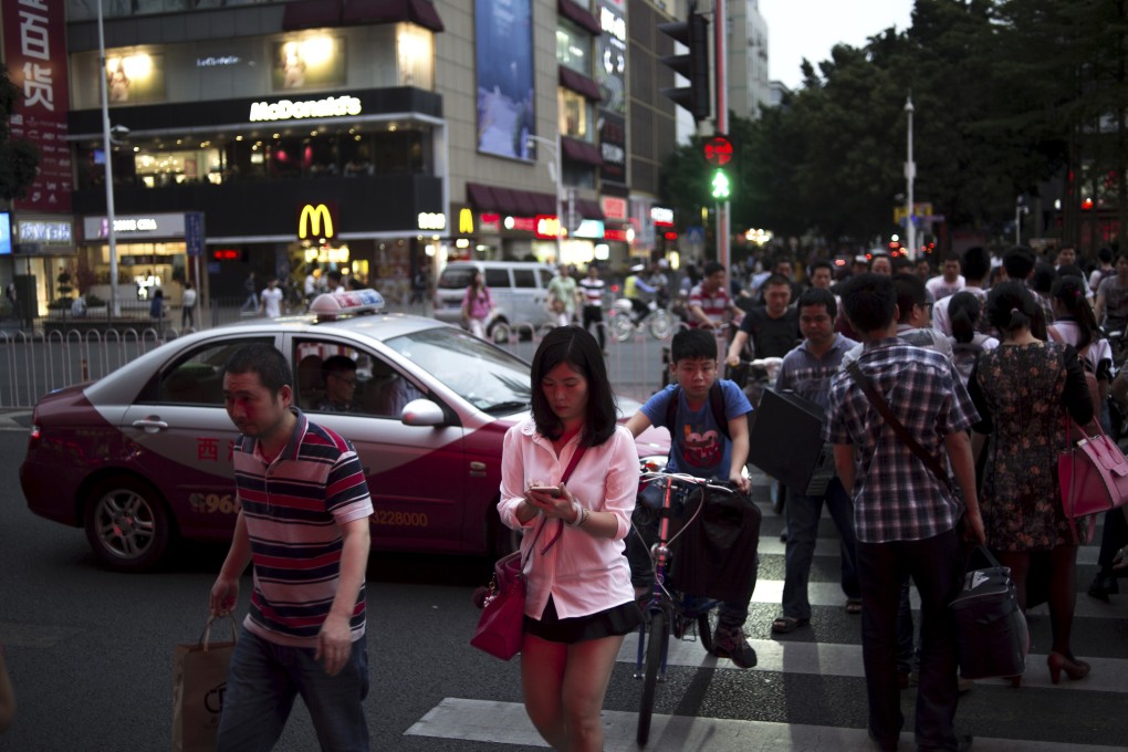 Shenzhen reported economic growth of 7 per cent last year – in line with its target – showing a surprising rebound in the last quarter. Photo: AFP