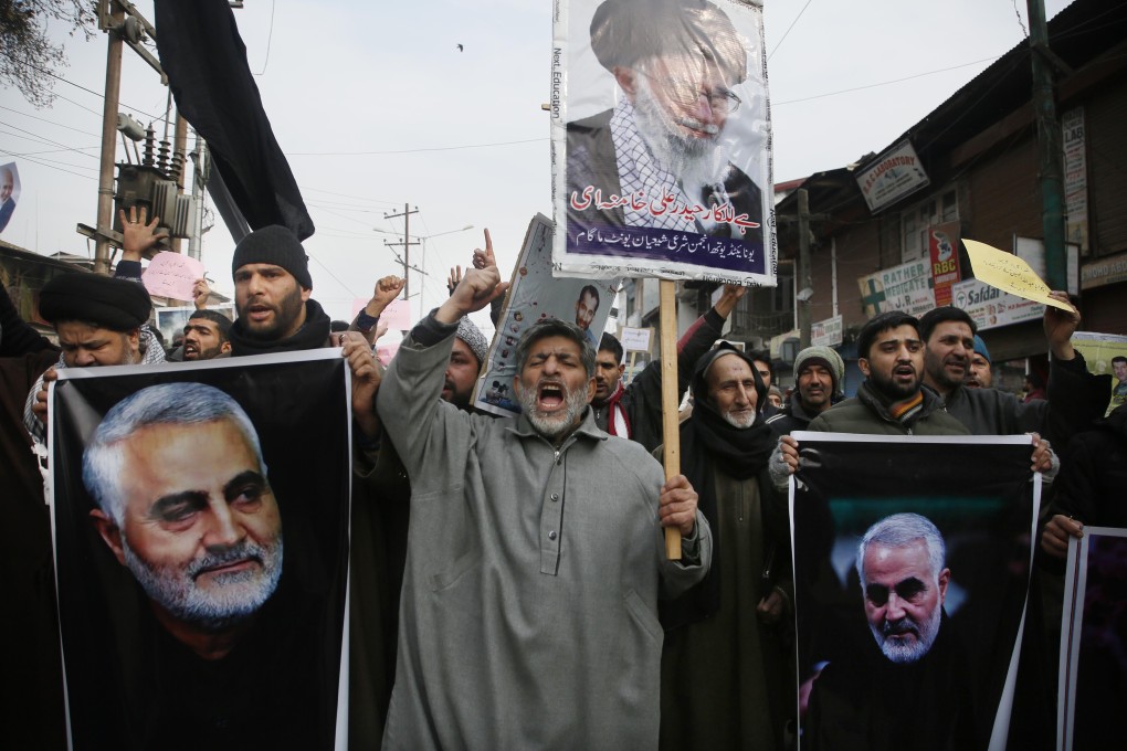 The assassination of Iranian major-general Qassem Soleimani sparked protests in several countries. Photo: AP
