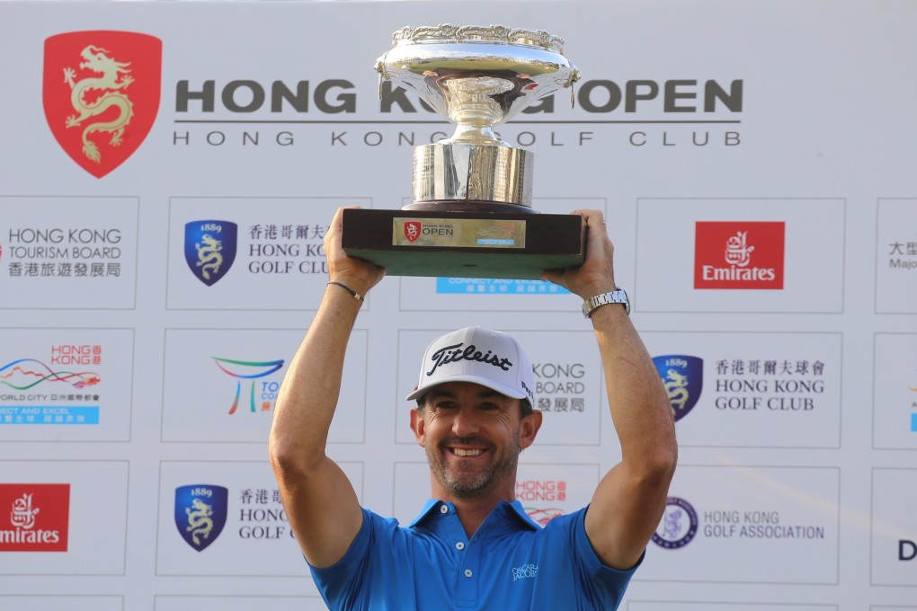 Wade Ormsby celebrates winning the Hong Kong Open. Photos: Dickson Lee