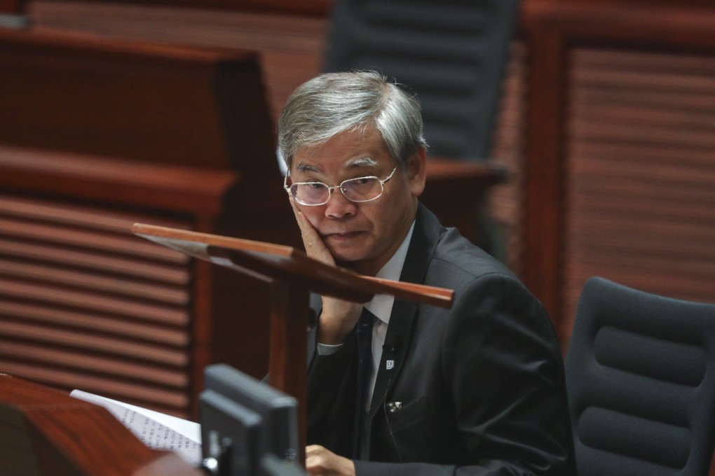 Law Chi-kwong, the secretary for labour and welfare, has apologised to his boss Carrie Lam for his attempts to fast-track a bill through the Legislative Council. Photo: Xiaomei Chen