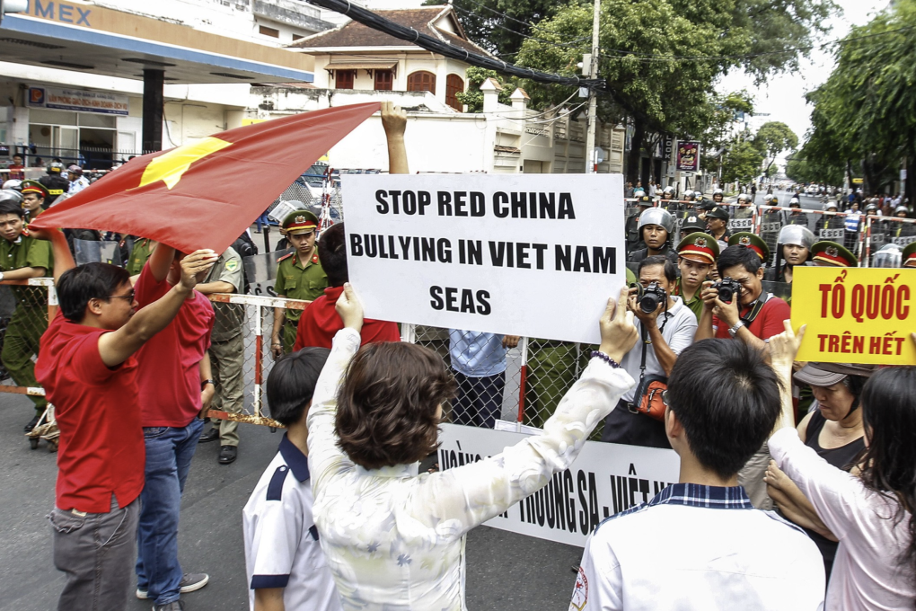 Conflicting claims in the South China Sea have prompted protests in Vietnam. Photo: Reuters