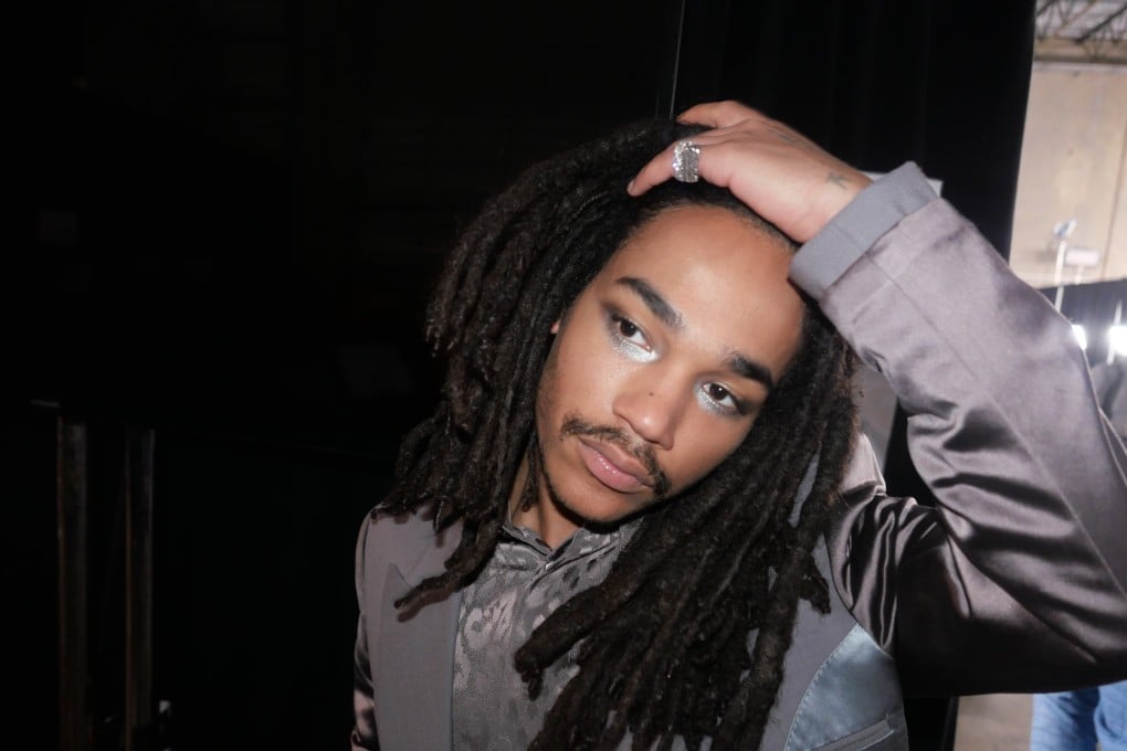 Instagram star, actor and producer Luka Sabbat, 22, at the Dior Men autumn 2020 show in Miami, Florida.