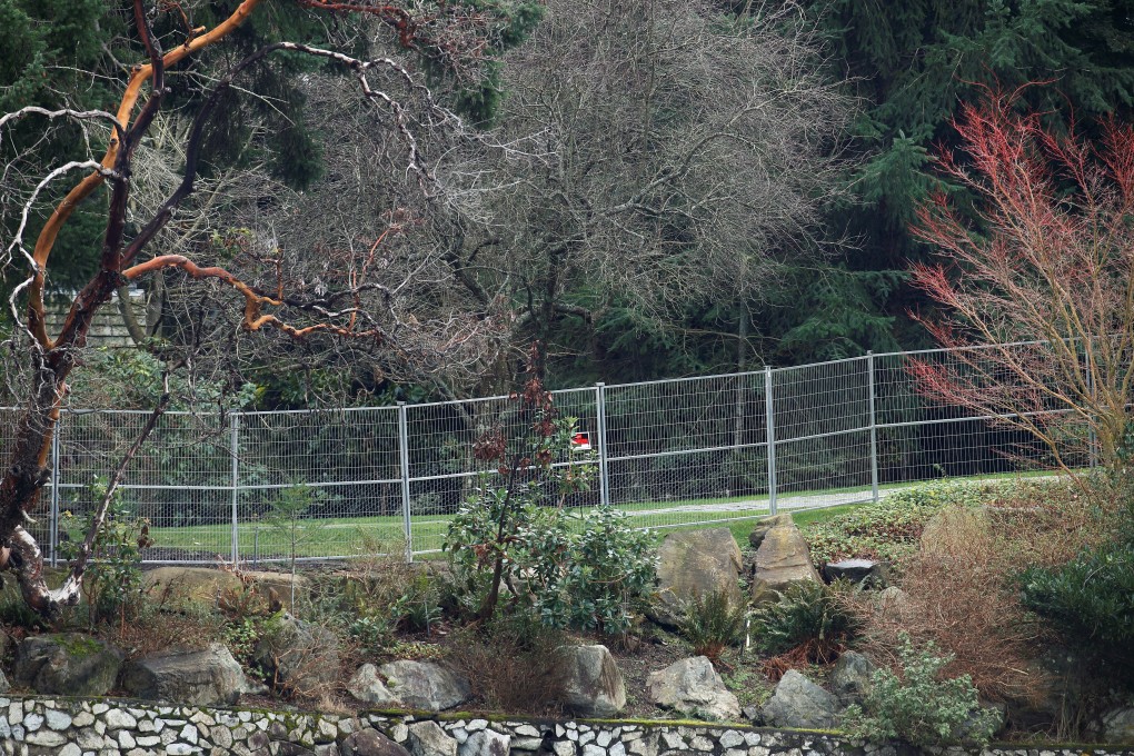 A property, where according to British news reports Britain's Prince Harry and Meghan, Duchess of Sussex, spent the holidays at the end of 2019. Photo: Reuters