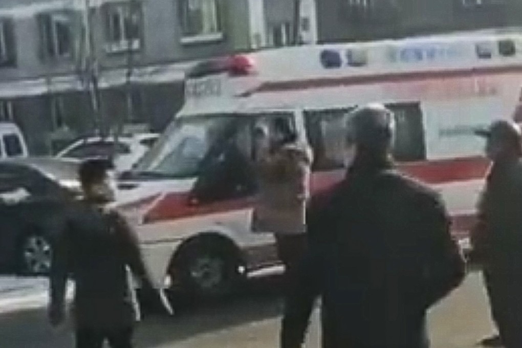 Three people were rescued by police in Inner Mongolia after a gunman who kidnapped them and bound them to explosives was shot dead. Photo: Weibo