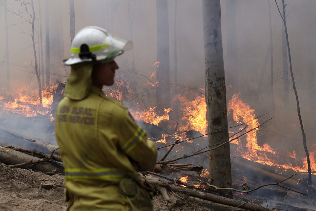 The blog post criticised Australian fire fighters for taking days off. Photo: AP