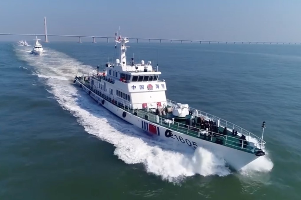 The Chinese coastguard paid its first visit to Manila this week. Photo: Handout