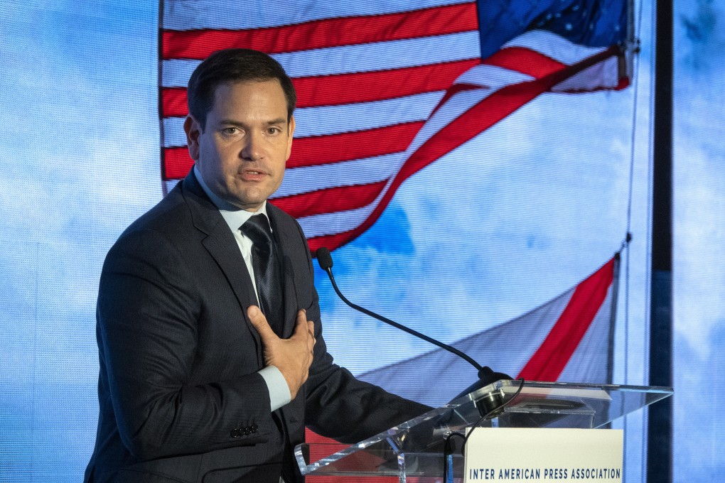 US Senator from Florida Marco Rubio speaks at an event in Coral Gables, Florida, in October. Photo: EPA-EFE