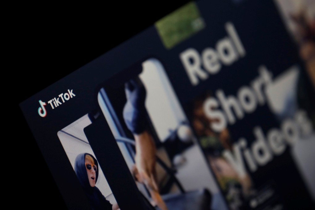 The logo of the TikTok application is seen on a screen in this picture illustration taken February 21, 2019. Photo: Reuters