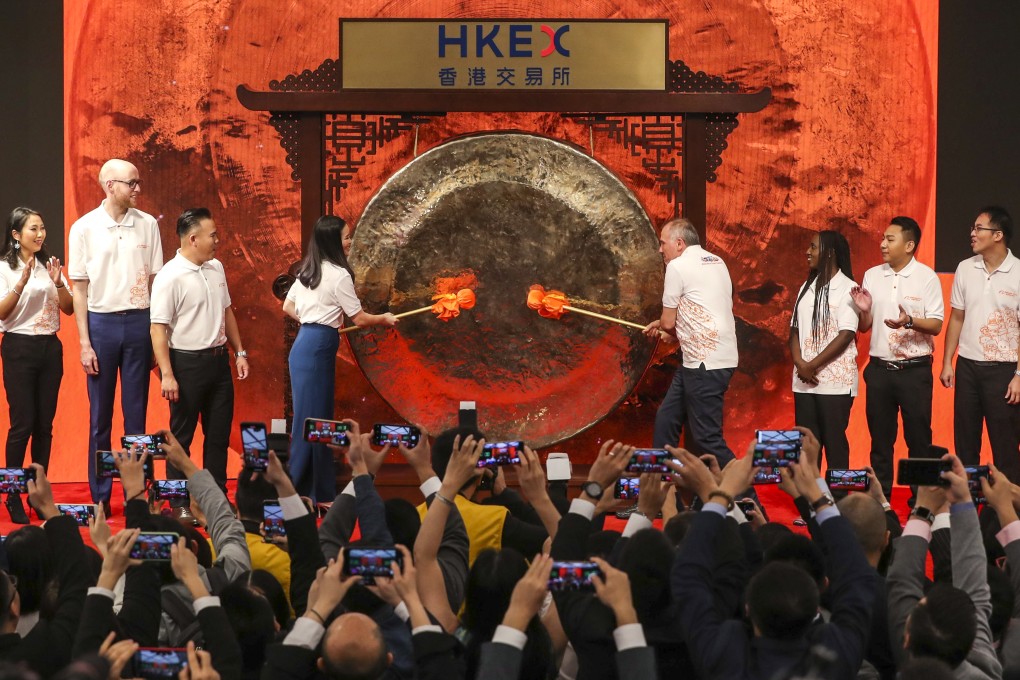 Alibaba debuts at Exchange Square in Central, Hong Kong. Photo: Sam Tsang