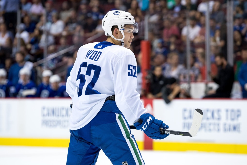 Jett Woo of the Vancouver Canucks. Photo: Getty Images