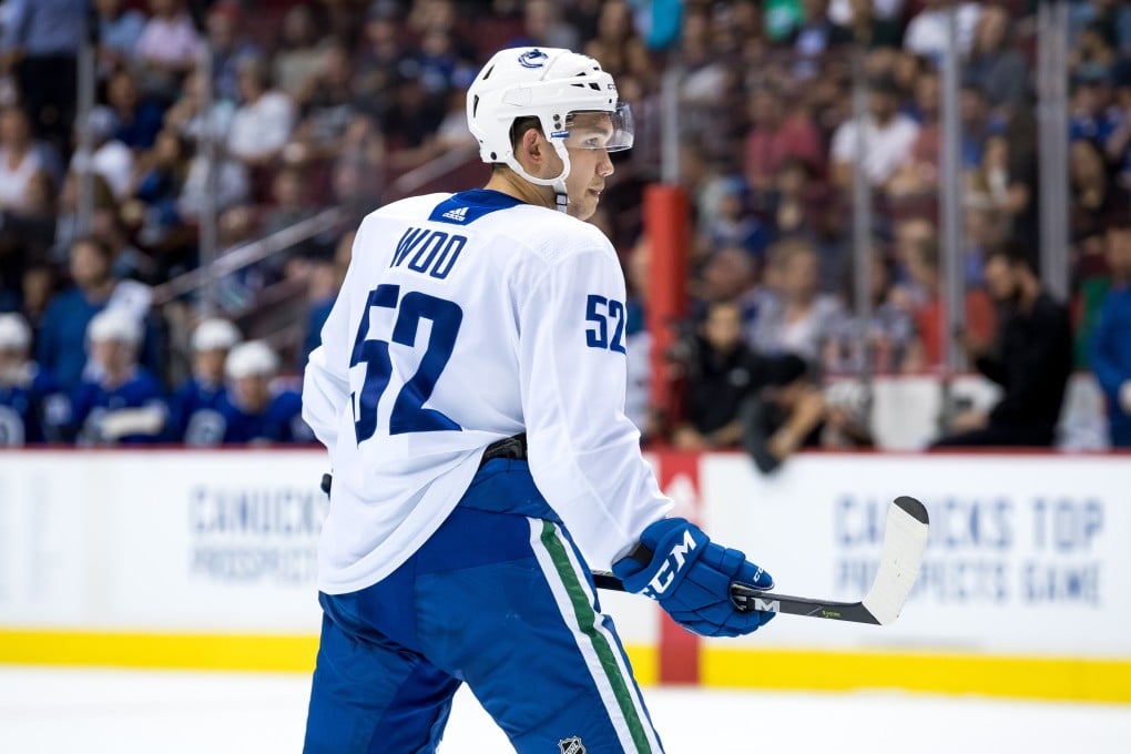 Jett Woo of the Vancouver Canucks. Photo: Getty Images