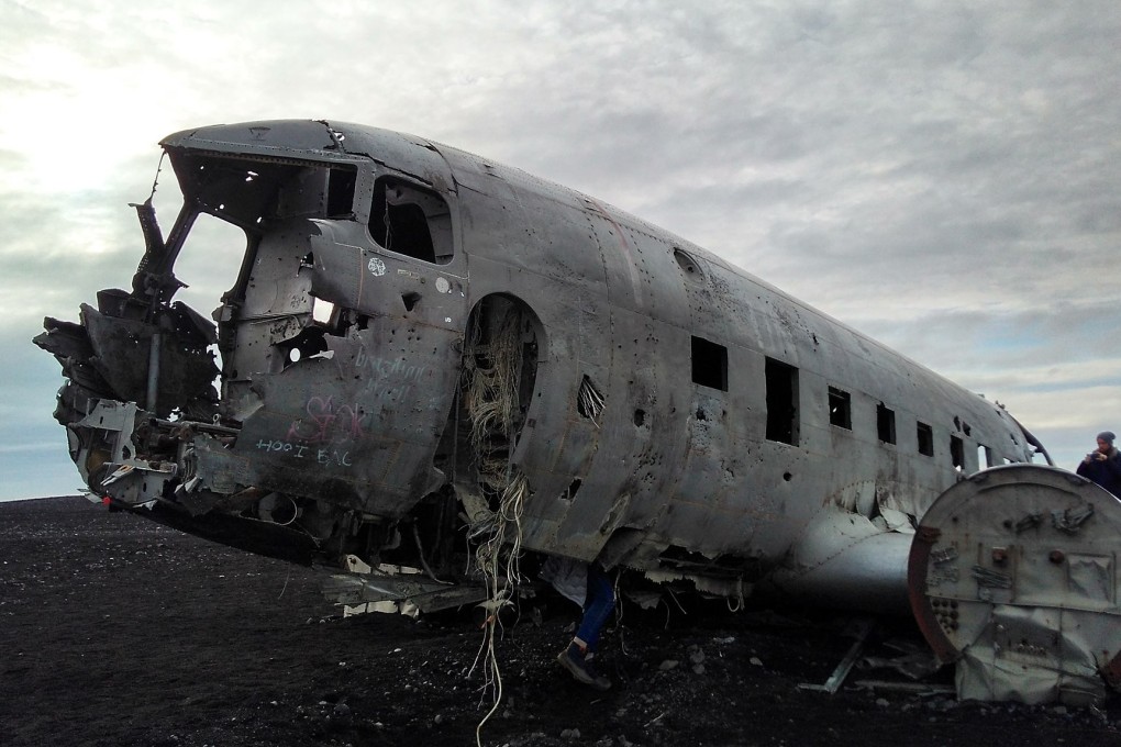 The Solheimasandur plane wreck is a popular tourist spot in Iceland. Photo: sikeri, CC BY 2.0