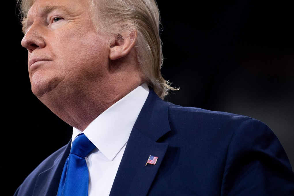 US President Donald Trump at a campaign rally in Milwaukee, Wisconsin, on Tuesday. Photo: AFP