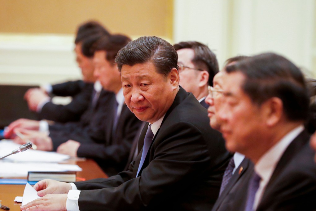 Chinese President Xi Jinping attends a bilateral meeting with Myanmar State Counselor Aung San Suu Kyi (not pictured) at the Presidential Palace in Naypyidaw. Photo: AFP