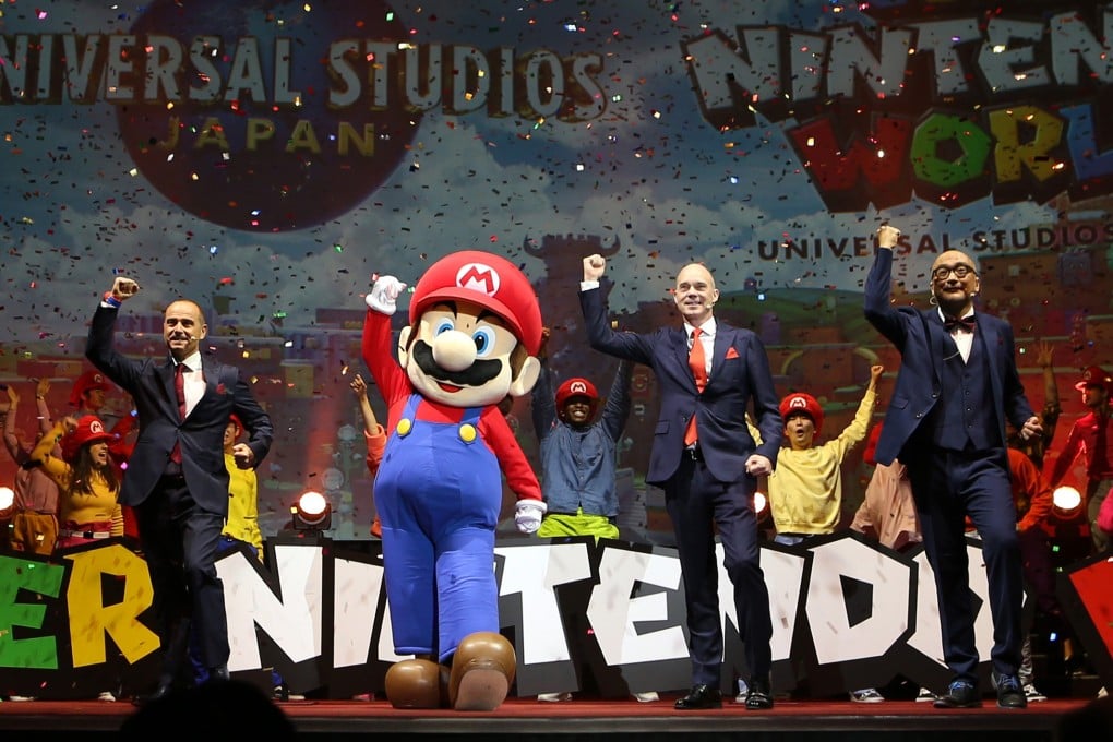 Super Nintendo World is slated to open this summer in Osaka, as announced at a news briefing at Universal Studios Japan on January 14. Photographer: Bloomberg