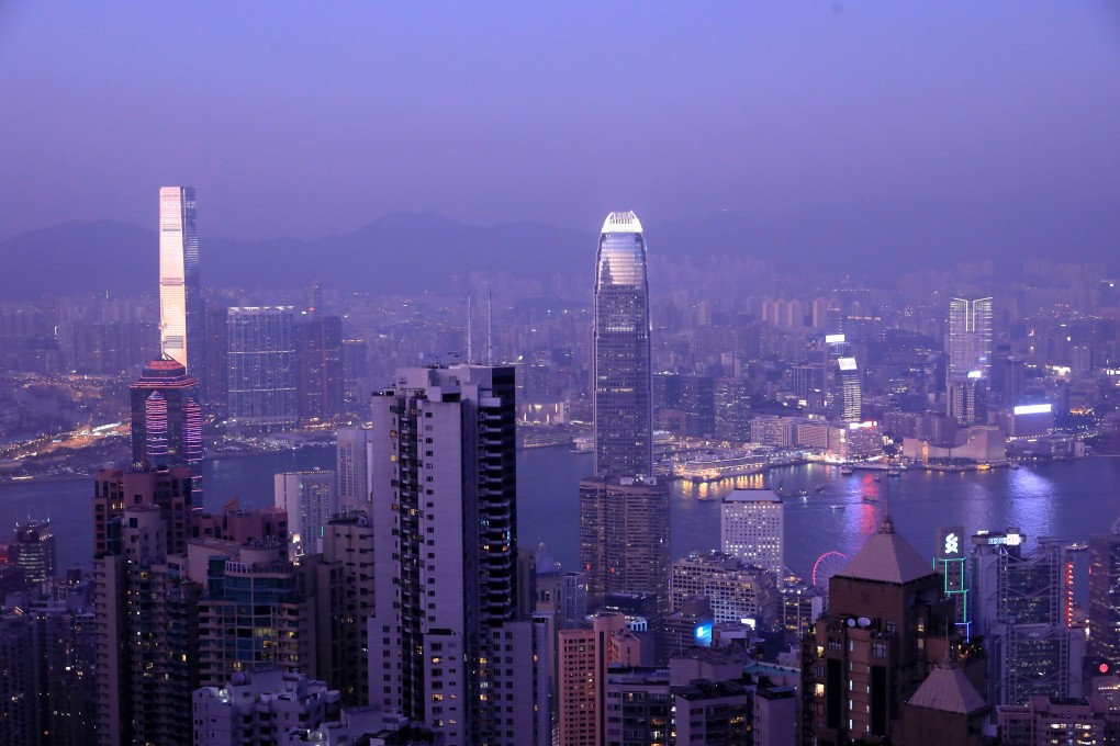 A view of the Hong Kong skyline, from The Peak on January 2. A December 2019 survey of private-sector business confidence in Hong Kong’s economic conditions in a year’s time found it has fallen to its lowest level since the survey began 21 years ago. Photo: Reuters