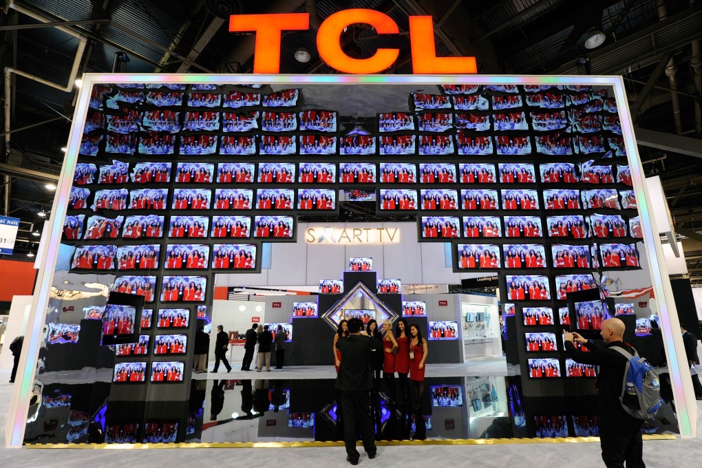 A general view of televisions at the TCL (The Creative Life) booth at the 2012 International Consumer Electronics Show at the Las Vegas Convention Center on January 11, 2012 in Las Vegas. Photo: Getty Images/AFP