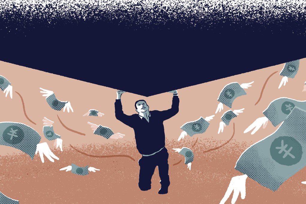 China’s urban middle class have been among the biggest winners of the economic boom over the past five decades, but their confidence has been shaken by the recent slowdown. Illustration: SCMP Graphics