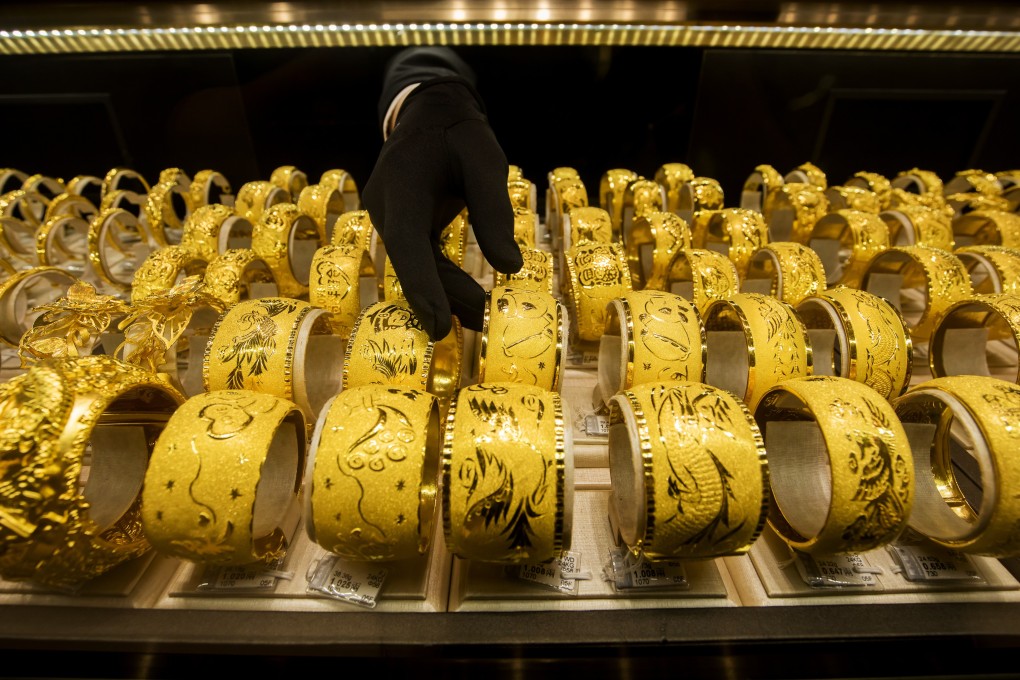 Gold jewellery consumption, which accounted for around two thirds of total gold consumption, fell 8.2 per cent to 676.23 tonnes. Photo: Bloomberg