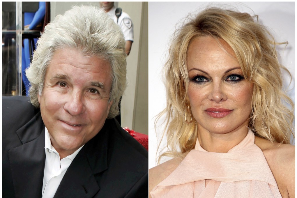 Hollywood producer Jon Peters and Pamela Anderson. Photo: AP