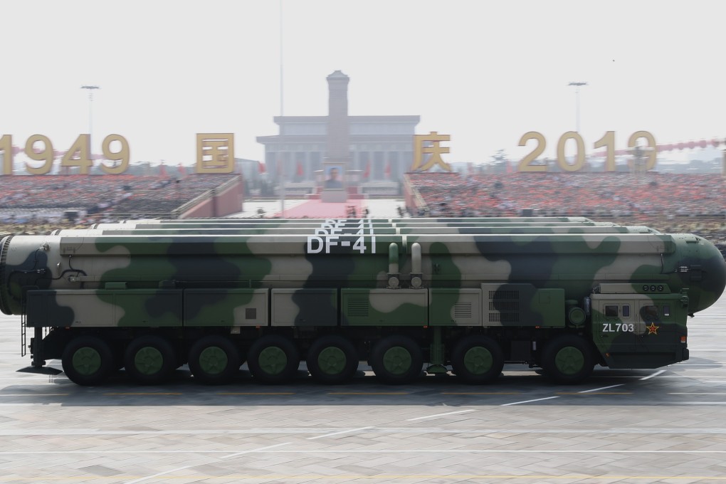 The US says China’s nuclear stockpile is expected to double over the next decade. Photo: Xinhua