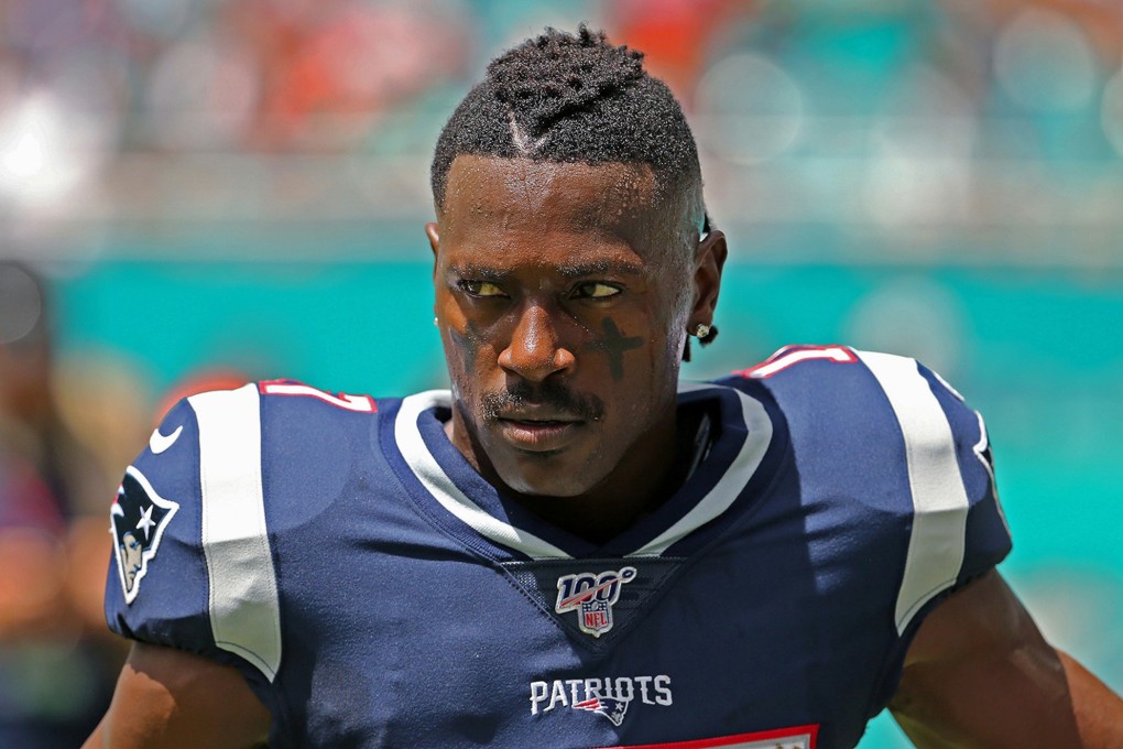 Former New England Patriots wide receiver Antonio Brown is in trouble again. Photo: TNS