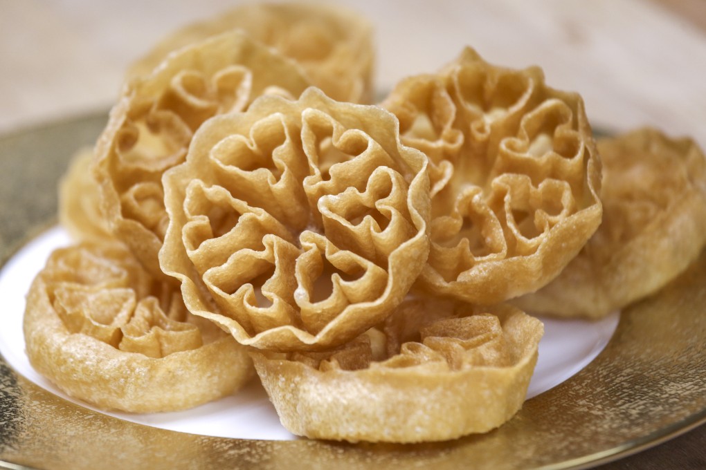 Sugar rings Ringo Chan made at the Four Seasons Hong Kong hotel. Photo: Jonathan Wong