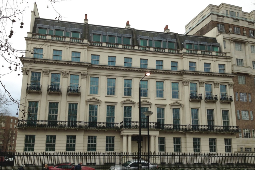 The 45-room mansion on 2-8a Rutland Gate, overlooking Hyde Park in London in January 2016. Photo: Wikipedia