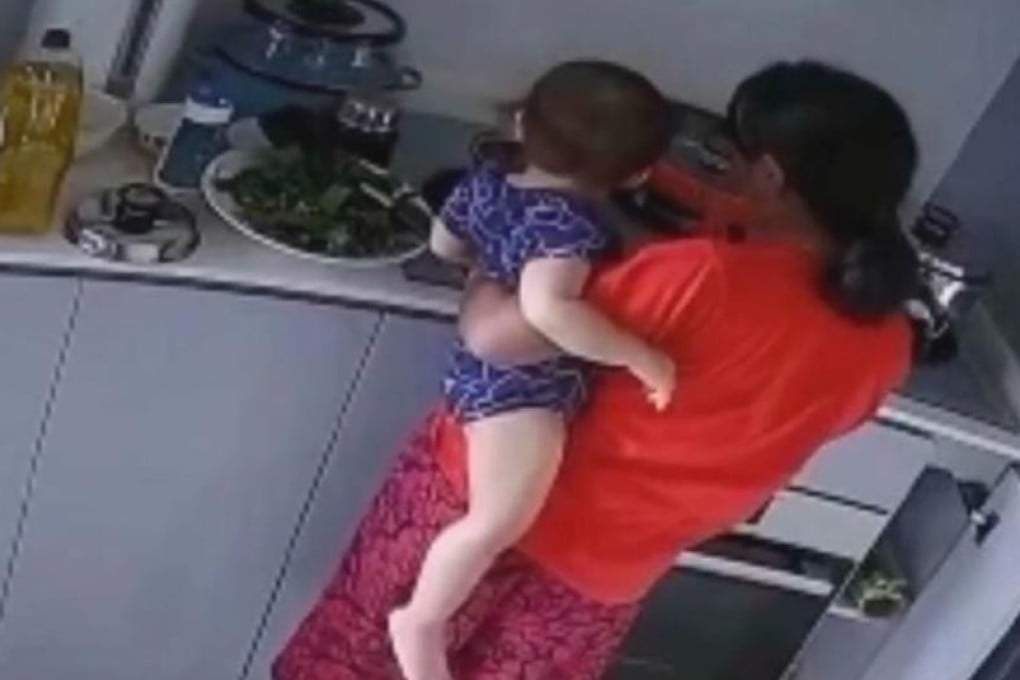 The helper was arrested for hurting the baby. Photo: Facebook